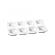 Форма для выпечки 8 ячеек 100 мл. 61*61 мм. h=30 мм. Самоцвет, силикон Silikomart /1/10/