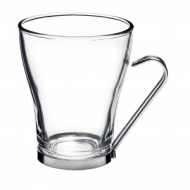 Чашка 220 мл. d=82, h=96 мм с метал. подстакан. Осло Капучино /3/