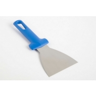 Лопатка для пиццы треугольная. 10*9 см. нерж, ручка пластик Gimetal