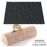 Коврик кондитерский для создания тексуры TEX06 COFFEE, силикон, 25*18,5 см Silikomart