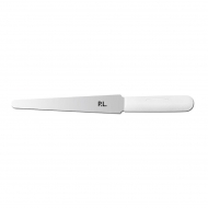 Лопатка кондитерская 10*1,6 см прямая нерж. с пласт. ручкой черная P.L. - Proff Chef Line