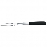 Вилка поварская 20 см черная пластиковая ручка, PRO-Line P.L. Proff Cuisine