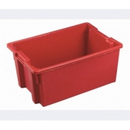 Ящик 600*400*200 мм. конусный, сплошной (красный)