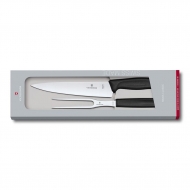 Набор ножей: универсальный нож 19 см вилка для мяса 15 см Victorinox