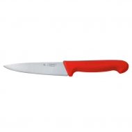 Нож поварской 160 мм красная пластиковая ручка PRO-Line P.L.
