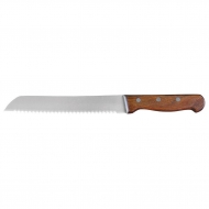 Нож для хлеба 200 мм деревянная ручка, Wood P.L. Proff Cuisine