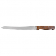Нож для хлеба 250 мм деревянная ручка, Wood P.L. Proff Cuisine