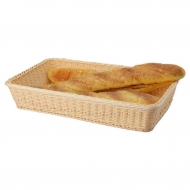 Корзина для хлеба и выкладки 53*32,5 см h=8 см плетеная ротанг бежевая P.L. Proff Cuisine