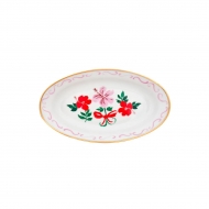 Блюдо овальное Fiore fiocco 17x10 см, Con Amore&Bitossi
