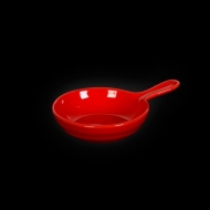 Соусник-сковорода 80мм 50мл красная "Corone"