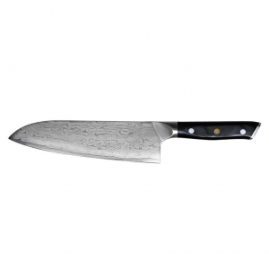 Шеф-нож 175 мм "Сантоку" дамасская сталь, Premium P.L. Proff Cuisine