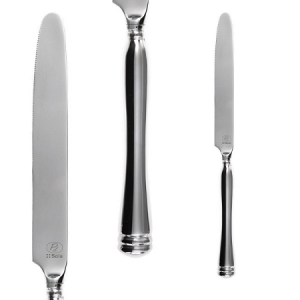 Нож столовый овальная ручка, h/h, 23,7 см, Eva Satin /12/ Нож столовый овальная ручка, h/h, 23,7 см, Eva Satin /12/