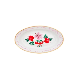 Блюдо овальное Fiore fiocco 17x10 см, Con Amore&Bitossi