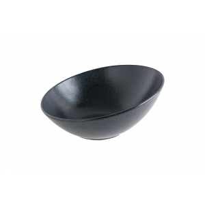 Салатник d=220 мм. 850 мл. h=60/105 мм. скошенный край Графит, форма Ванто Bonna /1/6/258/