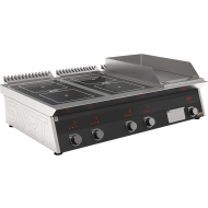Плита индукционная комбинированная SMART INDUCTION K76-3KPB (с грилем)