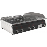 Плита индукционная комбинированная SMART INDUCTION K96-5KRB (с грилем)
