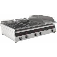 Плита индукционная комбинированная SMART INDUCTION K96-5KRN (с грилем)