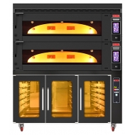 Печь подовая SGS MD/1400/2 с расстоечным шкафом