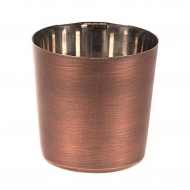 Стакан Antique Copper для подачи 400 мл d=8,5 см h=8,5 см нержавейка, P.L. Proff Cuis