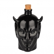 Бутылка графин 0,67 л "Damn Black" керамика с крышкой пробкой d 11,5 см h17 см B'Guys P.L.- Barbossa
