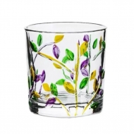 Стакан Олд Фэшн 280 мл. Mosaic Flowers декор d 8 см h8,5 см "UTOPIA" P.L.- Barbossa [6]