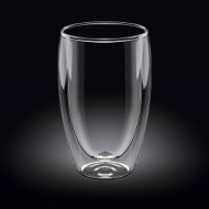 Хайбол 550 мл. с двойными стенками Thermo Glass Wilmax /1/48/