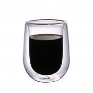 Чашка для кофе 80 мл набор 2 шт. двойные стенки термостекло P.L. Proff Cuisine [1]