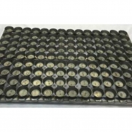 Сборка форм для выпечки на решетке "Маффин", 3*4/1,3 см, 104 шт, решетка 60*40 см, черн.