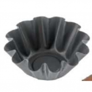 Форма гофрированная для кексов 4,5*6,5 см, h= 2 см, сталь, Россия