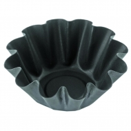 Форма гофрированная для кексов 40 мл, 4,5*6,5 см, h= 1,8 см, сталь с тефлоновым покр.
