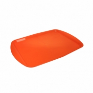Поднос столовый 490х360мм оранжевый полипропилен особо прочный [560Т]