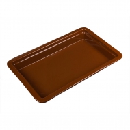 Гастроемкость 1/1*65 мм (53*32,5*6,5 см) коричневая фарфор, P.L. Proff Cuisine