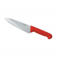 Шеф-нож 200 мм красная пластиковая ручка, PRO-Line P.L.