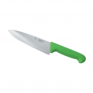 Шеф-нож 200 мм зеленая пластиковая ручка, PRO-Line P.L.