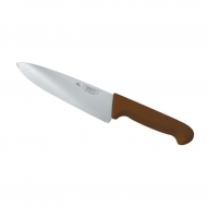 Шеф-нож 250 мм коричневая пластиковаяручка, PRO-Line P.L.