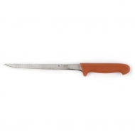 Нож филейный 200 мм коричневая ручка, PRO-Line P.L.