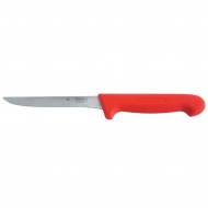Нож обвалочный 150 мм красная пластиковая ручка PRO-Line P.L.