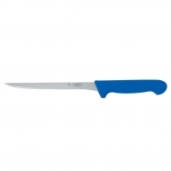 Нож филейный 200 мм синяя пластиковая ручка, PRO-Line P.L.