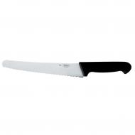 Нож кондитерский 250 мм черная пластиковая ручка PRO-Line P.L.