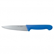 Нож поварской 160 мм синяя пластиковая ручка PRO-Line P.L.