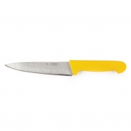 Нож поварской 160 мм желтая пластиковая ручка PRO-Line P.L.