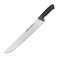 Нож поварской для мяса 35 см, черная ручка Pirge