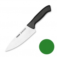 Нож поварской 16 см, зеленая ручка Pirge
