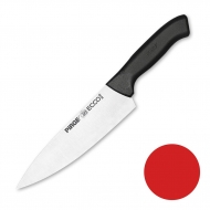 Нож поварской 19 см, красная ручка Pirge