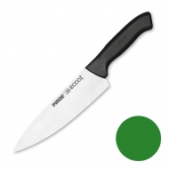 Нож поварской 19 см, зеленая ручка Pirge