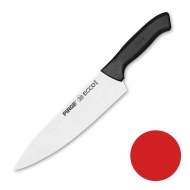 Нож поварской 21 см, красная ручка Pirge