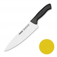 Нож поварской 21 см, желтая ручка Pirge
