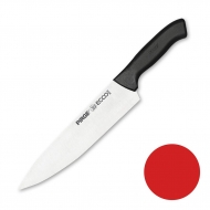 Нож поварской 23 см, красная ручка Pirge