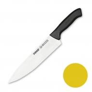 Нож поварской 23 см, желтая ручка Pirge