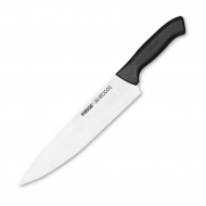 Нож поварской 25 см, черная ручка Pirge